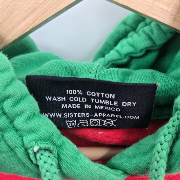 Sisters by Safety Pin Colorblock 100% Cotton James Charles Sweatshirt Hoodie XS - Picture 12 of 12